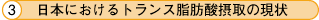 3.日本におけるトランス脂肪酸摂取の現状