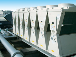 Energy efficient heat pumps for air conditioning facilities