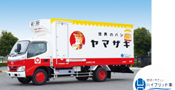 Hybrid trucks reduce CO2 emissions by about 18% per vehicle compared with conventional trucks.