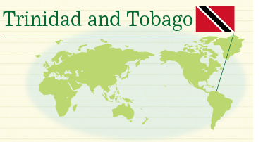 世界地図　Trinidad and Tobago
