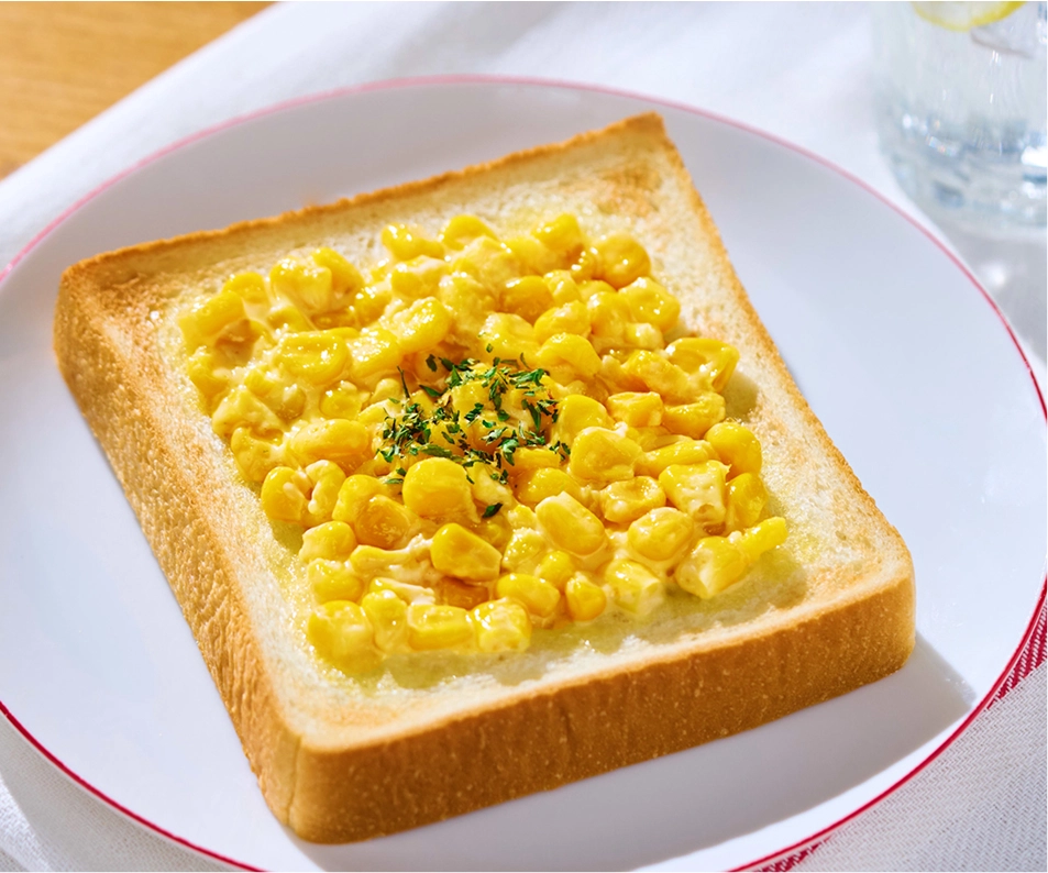 コーンマヨネーズトースト