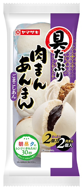 具たっぷりあんまんごまこしあん（4個入）