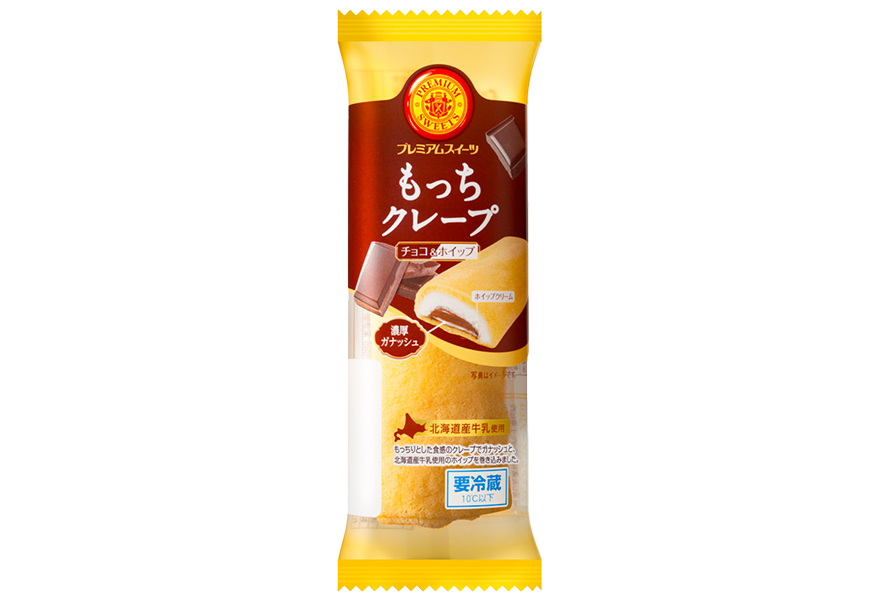 もっちクレープ（チョコ＆ホイップ）