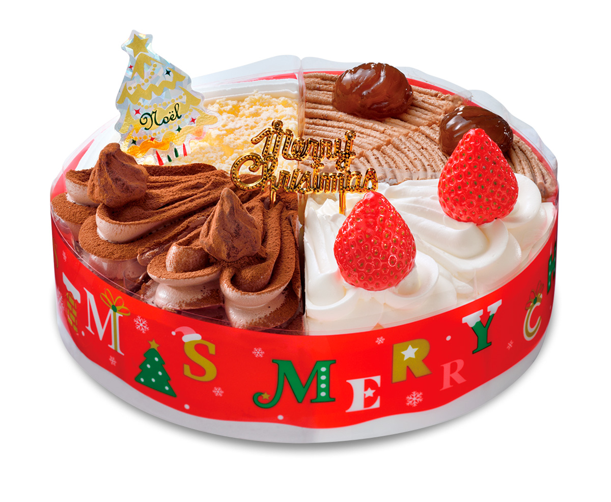 4種のアソートケーキ6号