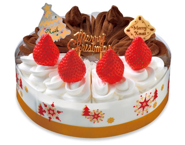苺とチョコの切れてるケーキ６号