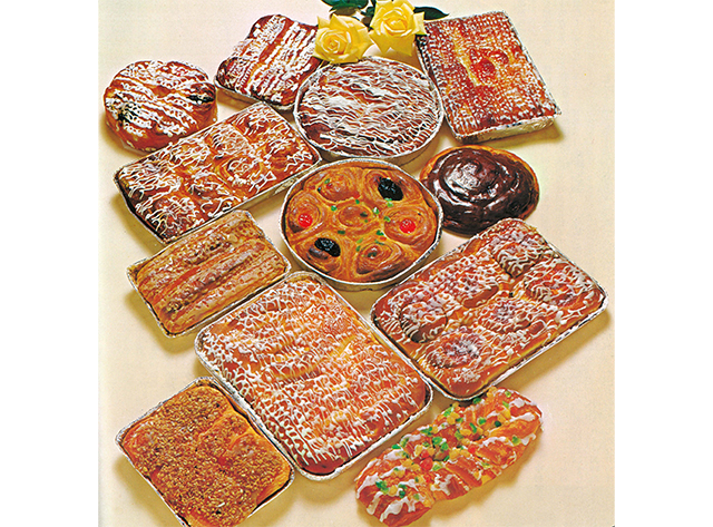 1969年当時のペストリー商品