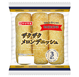 ザクザクメロンデニッシュ