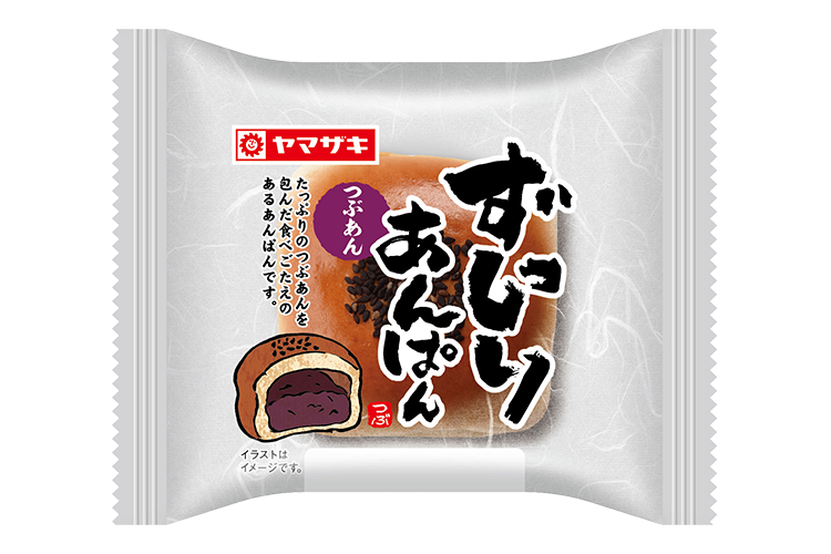 ずっしりあんぱん(つぶあん)が主役あんバターパンパン