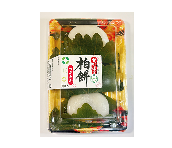 甘味道楽　柏餅（つぶあん）3個入