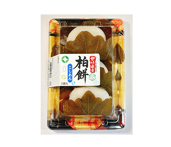 甘味道楽　柏餅（こしあん）3個入