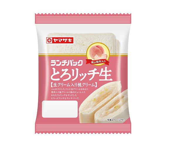 ランチパック（とろリッチ生）桃クリーム