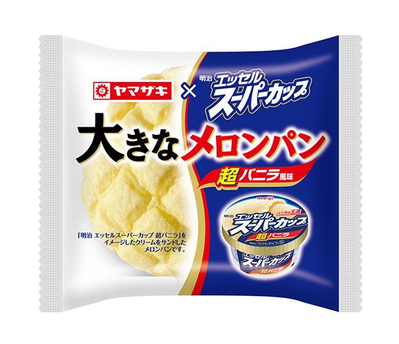 大きなメロンパン（エッセルスーパーカップ超バニラ風味）