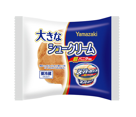 大きなシュークリーム（エッセルスーパーカップ超バニラ風味）