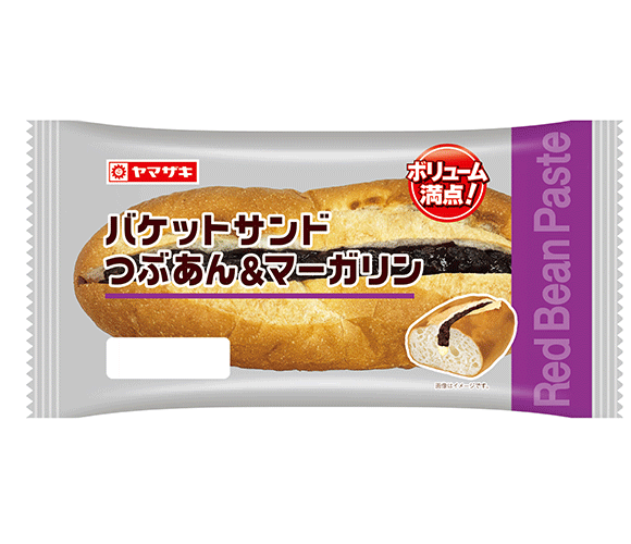 バゲットサンド（つぶあん＆マーガリン）