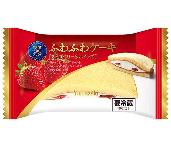 ふわふわケーキ（ストロベリー＆ホイップ）