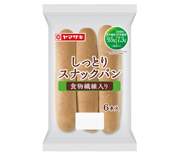 しっとりスナックパン（6本入）食物繊維入り