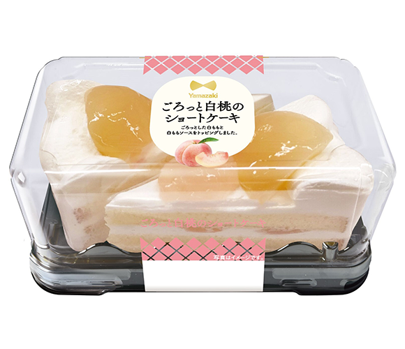 ごろっと白桃のショートケーキ（2個入）