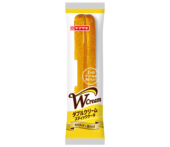 ダブルクリームスティックケーキ（カスタード＆ホイップ）