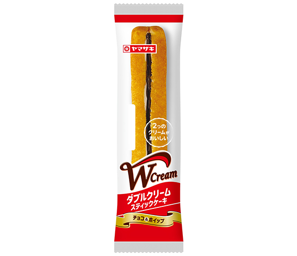 ダブルクリームスティックケーキ（チョコ＆ホイップ）