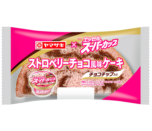 エッセルスーパーカップ ストロベリーチョコ風味ケーキ