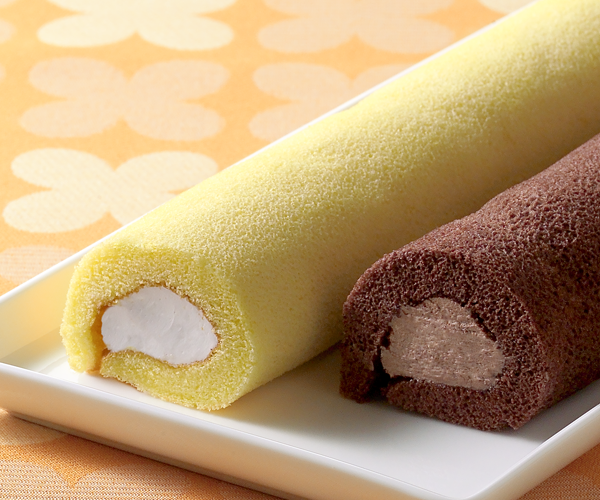 山崎製パン 商品情報 商品情報 洋菓子 ロールちゃん ホイップクリーム チョコクリーム