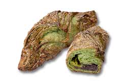 抹茶クリーム餡クロワッサン（宇治抹茶）
