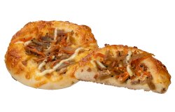 きんぴらごぼうと肉そぼろのパン