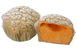 メロンクリームパン(富良野産メロン)