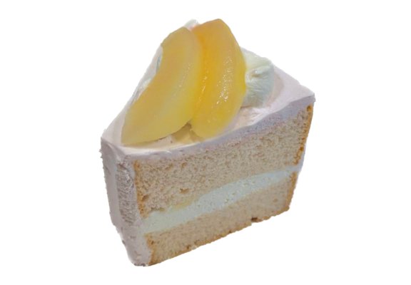 白桃のシフォンケーキ