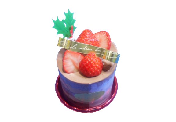 苺のチョコケーキ