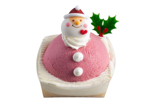 苺ムースケーキ(サンタ型)