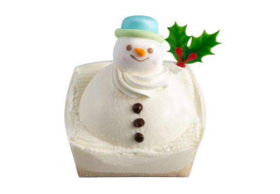 ミルクムースケーキ(雪だるま型)