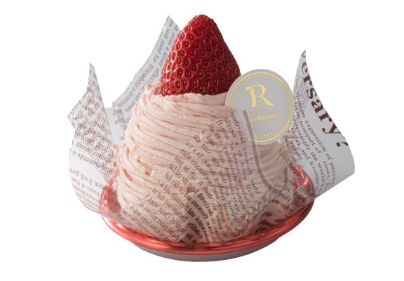 苺クリームのモンブラン(あまおう苺クリーム)