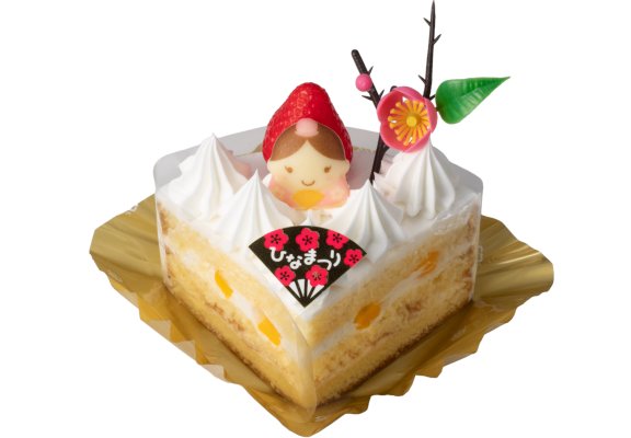 ひなまつり ショートケーキ(ホワイト)