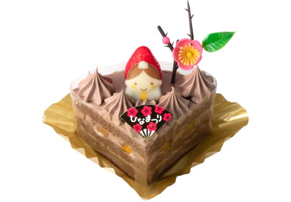 ひなまつり ショートケーキ(チョコ)