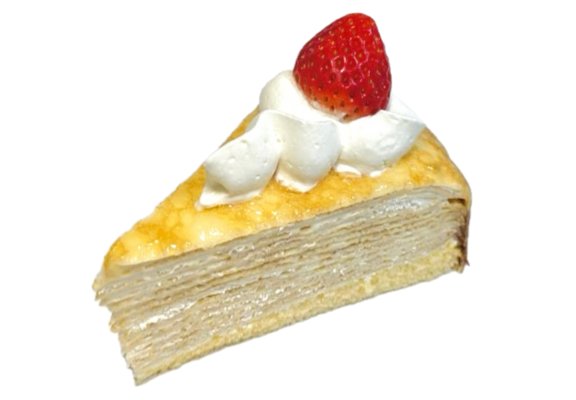 苺のミルクレープ