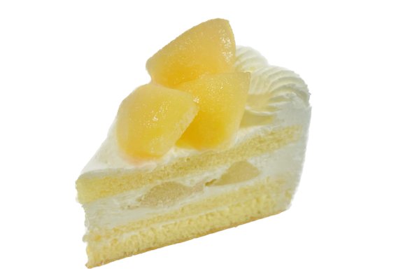 桃のショートケーキ