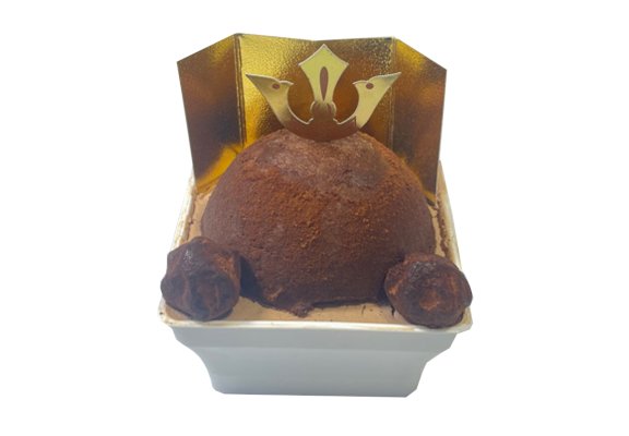 こどもの日 かぶと型チョコケーキ