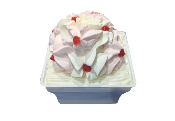 母の日 苺クリームのムースケーキ