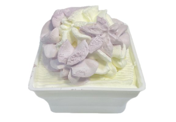 ブルーベリークリームのムースケーキ(紫陽花風)