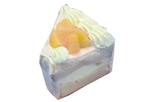 白桃のシフォンケーキ